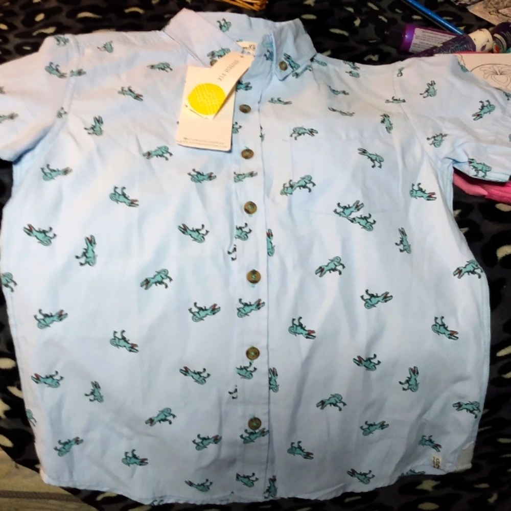 Boys Sovereign Code Button-Up T-shirt